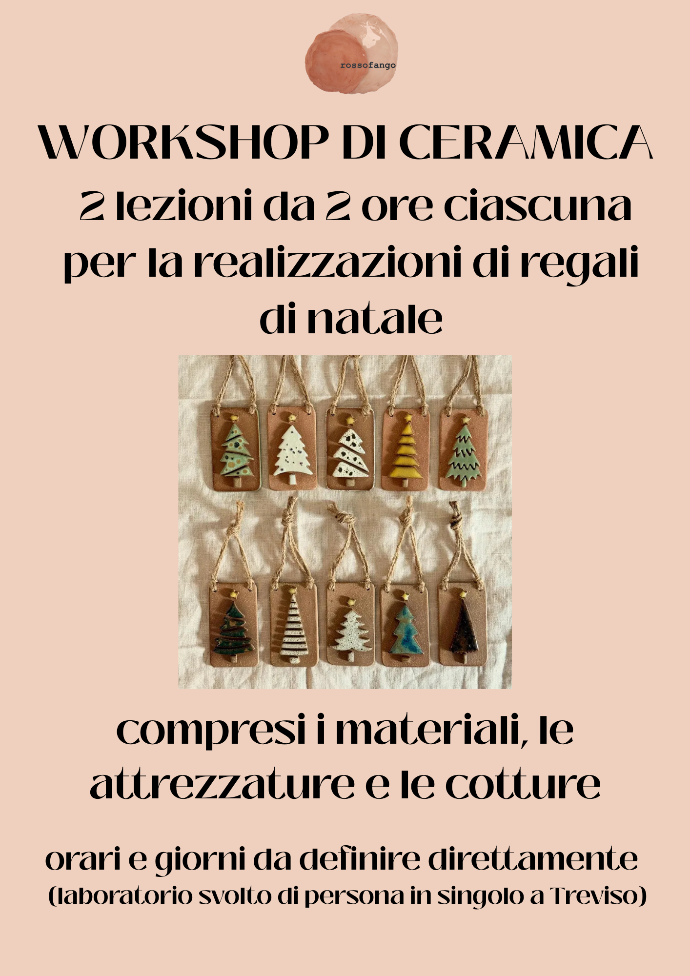 BUONO VIRTUALE PER WORKSHOP DI CERAMICA "REGALI DI NATALE"