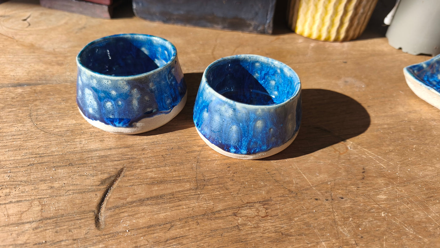 COPPIA DI TAZZE CON VASSOIO