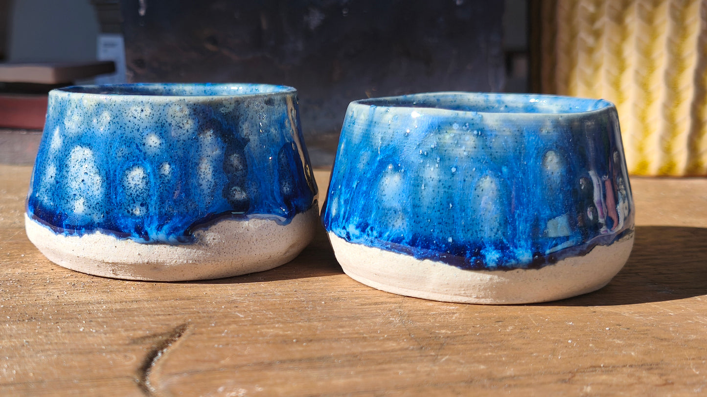 COPPIA DI TAZZE CON VASSOIO